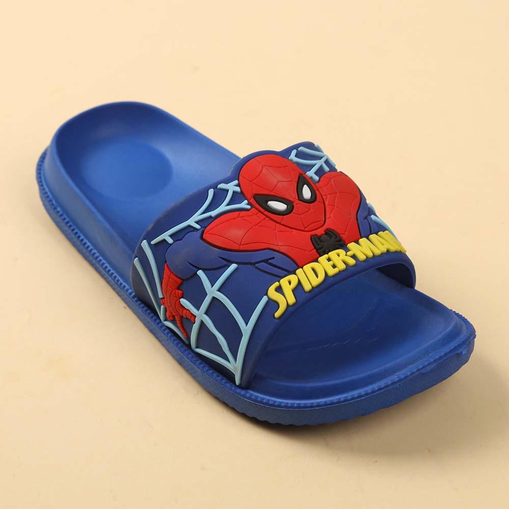 Character Casual Slippers For Boys - Blue (728-1-C)